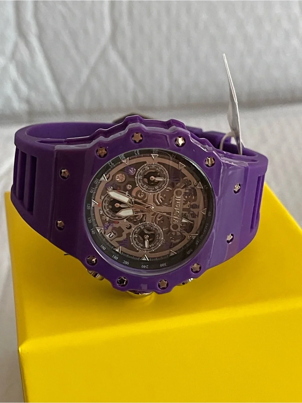 Invicta Racing Valyron Unisex Watch - 41mm, Purple (69625) new